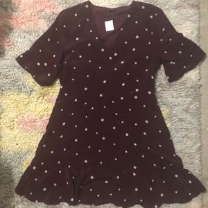 Madewell Mini dress, faux wrap size 14